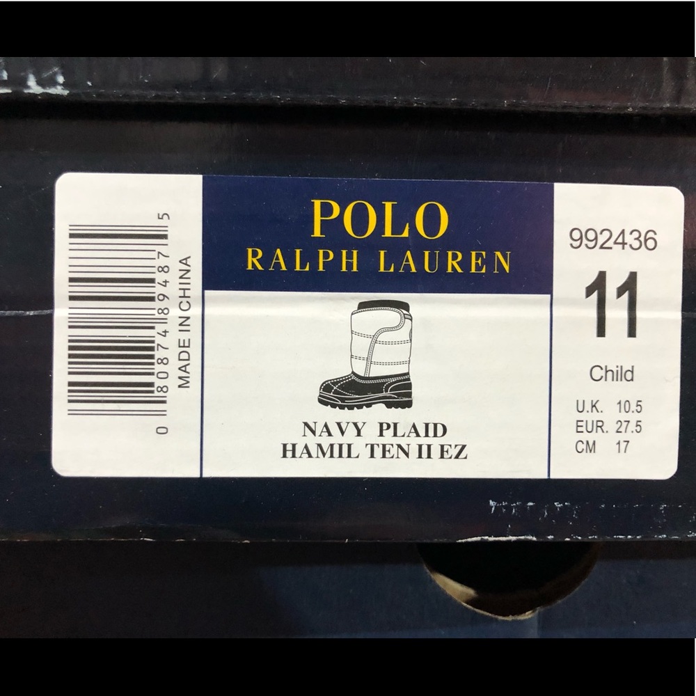NEW Polo Ralph Lauren Hamilten II EZ Boots - Picture 14 of 14